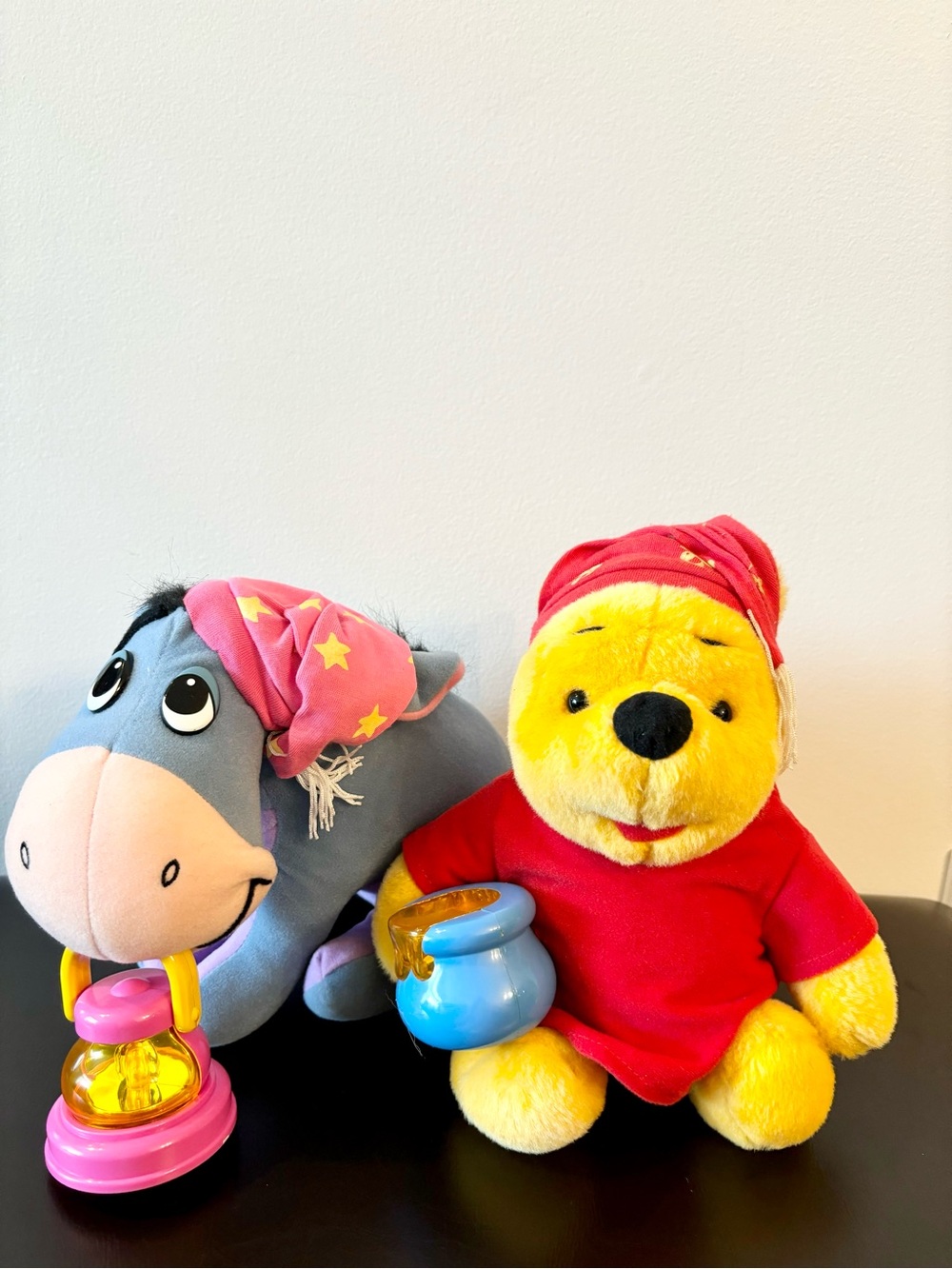 Vintage Winnie the Pooh & Eeyore Plush Set 1998- Light Up